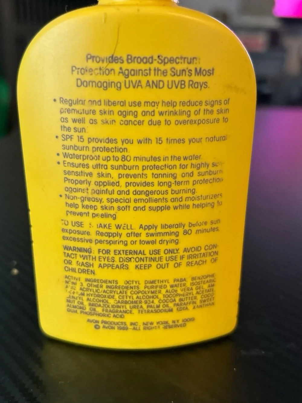 Avon kids sunscreen